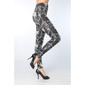 Isadora Women's Black/White Lightning Leggings